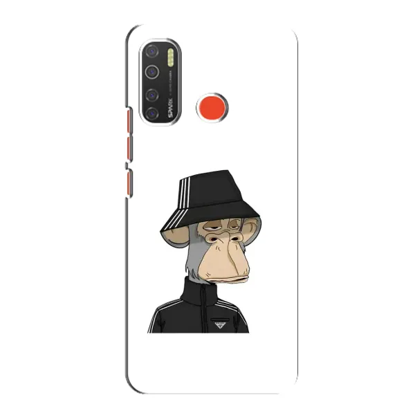 Чохол з принтом «мавпа NFT Adidas» для TECNO Spark 5 Pro