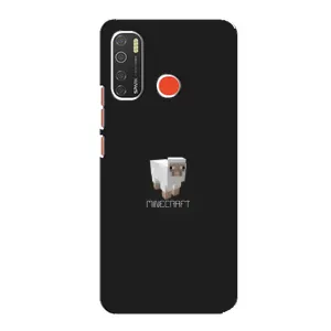 Чохол Майнкрафт на TECNO Spark 5 Pro (AlphaPrint) Minecraft (Овечка Майнкрафт)