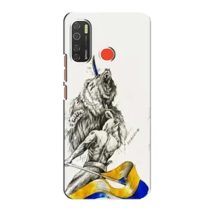 Чехлы Доброго вечора, ми за України для Техно Спарк 5 Про (AlphaPrint) (Победа)