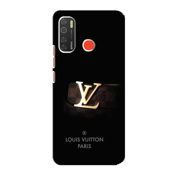 Чохол з принтом «ремінець LV» для TECNO Spark 5 Pro