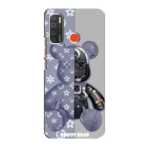 Круті Чохли Луі Віттон для TECNO Spark 5 Pro (AlphaPrint) (Робот Медведик)