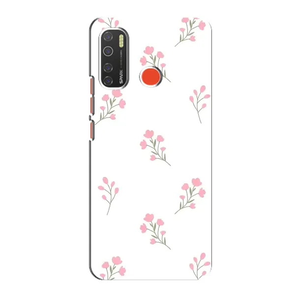 Чехол с принтом «Розовые цветы» для TECNO Spark 5 Pro Чехол с принтом «Розовые цветы» для TECNO Spark 5 Pro