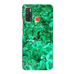 Мраморний чехол на TECNO Spark 5 Pro (VPrint) (Салатовий Мрамор)