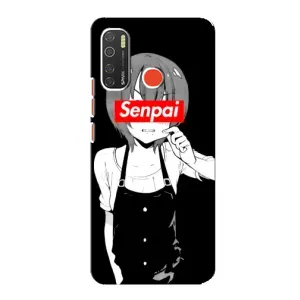 Чехлы Персонажи Аниме Наруто для TECNO Spark 5 Pro (AlphaPrint) (Senpai)