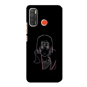 Чохли на тему: Ітачи Учіха для TECNO Spark 5 Pro (AlphaPrint) (силует Ітачі)