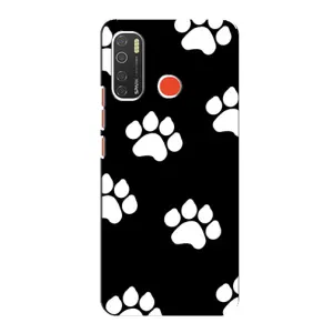 Чохли з собаками для TECNO Spark 5 Pro (VPrint) (Сліди собаки)