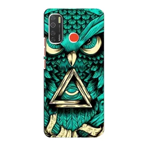 Чохол з пташками на TECNO Spark 5 Pro (VPrint) (Сова з оком)