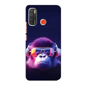 Чехол с Обезьянами TECNO Spark 5 Pro - (AlphaPrint) (Стильная обезьяна)