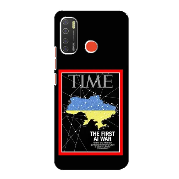 Чехол с принтом «TIME Ukraine» для TECNO Spark 5 Pro