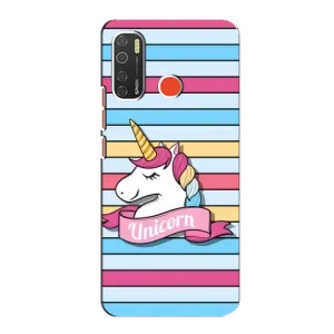 Чехол для Техно Спарк 5 Про - (Единорожки - Новинки) (AlphaPrint) (Unicorn)