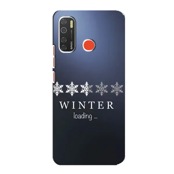 Чохол з принтом «Winter loading» для TECNO Spark 5 Pro