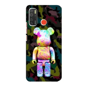 Чехлы для TECNO Spark 5 Pro - Bearbrick Louis Vuitton (PREMIUMPrint) (Яркий Bearbrick)