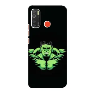 Чохли з героями Марвел TECNO Spark 5 Pro (VPrint) (Зелений Халк)