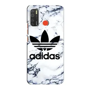 Чохли Адидас для TECNO Spark 5 (AlphaPrint) (Адідас на мраморі)