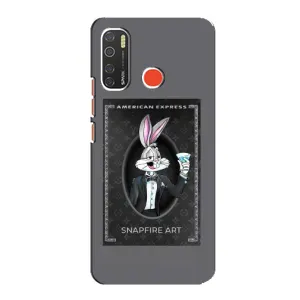 Бренднові Чохли для TECNO Spark 5 - (PREMIUMPrint) (Бакс Бані LV)