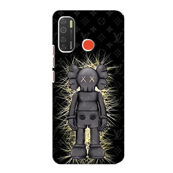 Чохол з принтом «Bearbrick LV» для TECNO Spark 5
