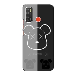 Чохли для TECNO Spark 5 - Bearbrick Louis Vuitton (PREMIUMPrint) (БеарБрік очі)