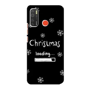 Різдвяні, Святкові Чохли для ТЕКНО Спарк 5 (Christmas loading)