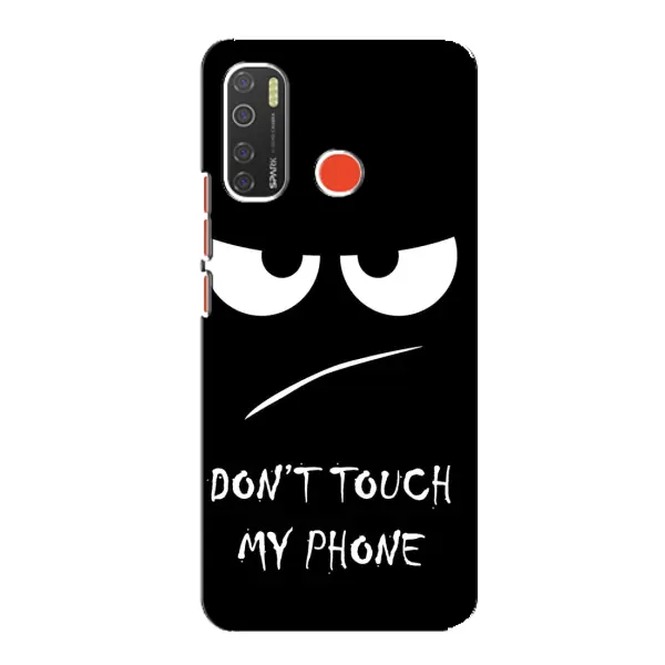 Чохол з принтом «Dont Touch» для TECNO Spark 5