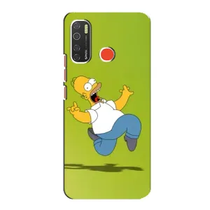 Чjхол з Сімпсонами для TECNO Spark 5 (VPrint) (Гомер Сімпсон)
