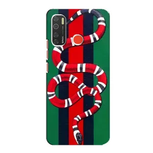Чехол с принтом «Gucci змия» для TECNO Spark 5