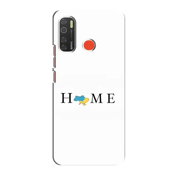 Чохол з принтом «Home» для TECNO Spark 5
