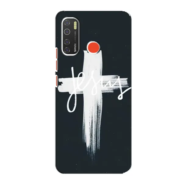 Чехол с принтом «Иисус» для TECNO Spark 5