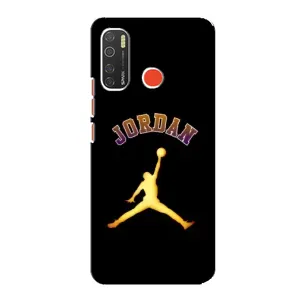 Чохли для TECNO Spark 5 - з картинкою JORDAN (AlphaPrint) (Jordan Gold)
