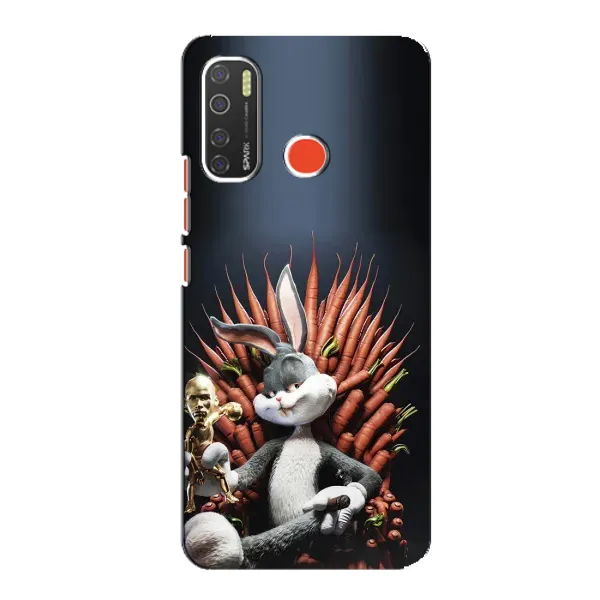 Чехол с принтом «Король Кролик» для TECNO Spark 5