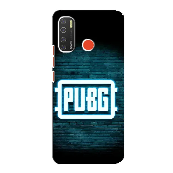 Чехол с принтом «Лого PUBG» для TECNO Spark 5