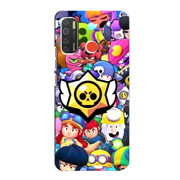 Чехол с принтом «Лого Brawl Stars» для TECNO Spark 5