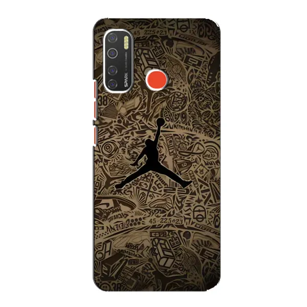 Чехол с принтом «Logo Jordan» для TECNO Spark 5 Чехол с принтом «Logo Jordan» для TECNO Spark 5