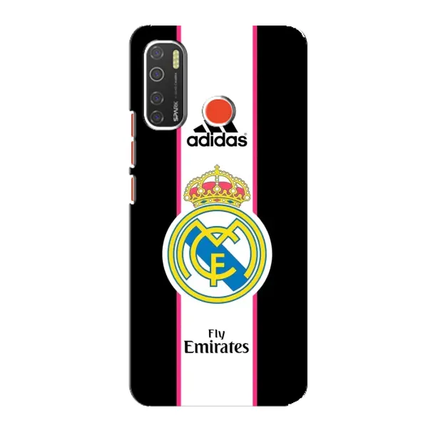 Чохол з принтом «лого Real Madrid» для TECNO Spark 5