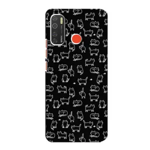 Чохол з принтом для TECNO Spark 5 (AlphaPrint) Модні коти (Маленькі котики)