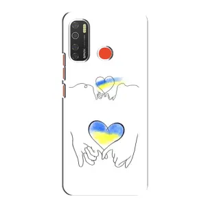 Чохол для Патріота України TECNO Spark 5 - (AlphaPrint) (Мир Україні)