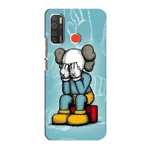 Чохли для TECNO Spark 5 - Bearbrick Louis Vuitton (PREMIUMPrint) (Плач Bearbrick)
