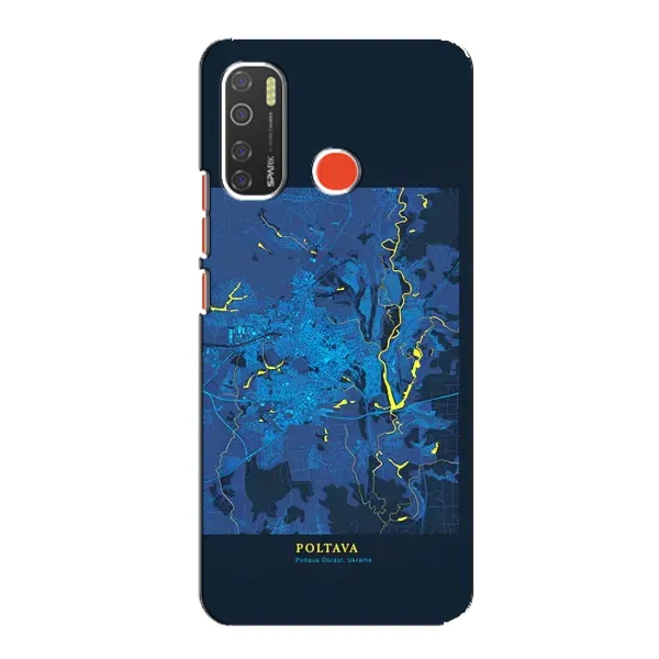 Чохол з принтом «Полтава» для TECNO Spark 5