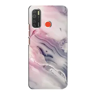 Чехол с принтом «Пурпурный Мрамор» для TECNO Spark 5