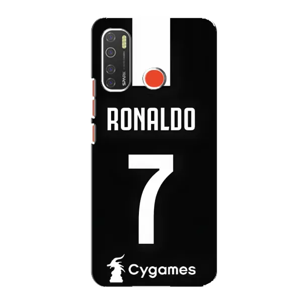 Чехол с принтом «RONALDO 7» для TECNO Spark 5 Чехол с принтом «RONALDO 7» для TECNO Spark 5