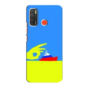 Чохол з принтом «Щелбан кораблю» для TECNO Spark 5