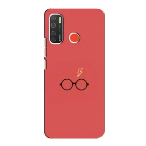 Чехол с принтом «шрам и очки» для TECNO Spark 5