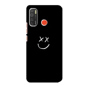 Чохол з принтом «Смайл» для TECNO Spark 5