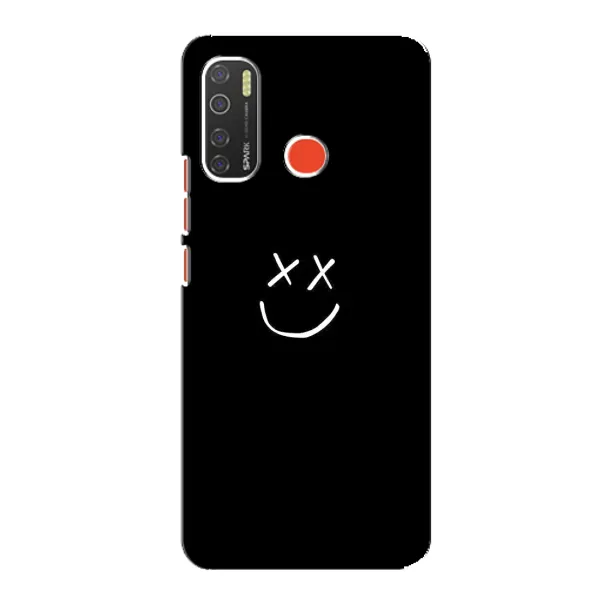 Чохол з принтом «Смайл» для TECNO Spark 5
