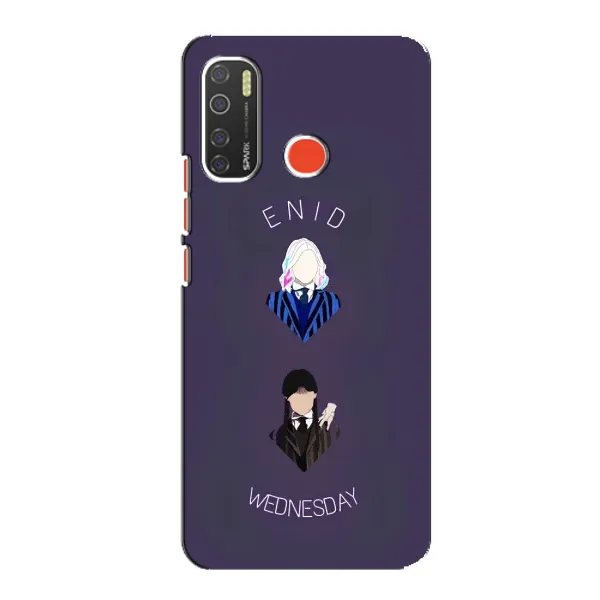 Чохол з принтом «Венздей і подруга» для TECNO Spark 5
