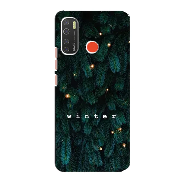 Чехол с принтом «Winter» для TECNO Spark 5