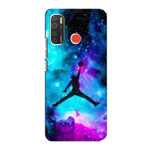 Чохли для TECNO Spark 5 - з картинкою JORDAN (AlphaPrint) (Яскравий Джордан)