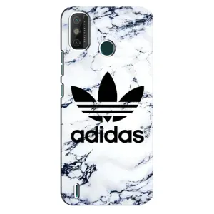 Чехлы Адидас для TECNO Spark 6 GO (KE5) (AlphaPrint) (Адидас на мраморе)