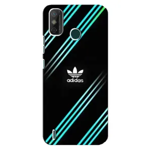 Чехлы Адидас для TECNO Spark 6 GO (KE5) (AlphaPrint) (Адидас с полосами)