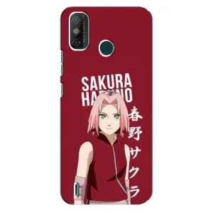 Чехлы Персонажи Аниме Наруто для TECNO Spark 6 GO (KE5) (AlphaPrint) (Аниме Сакура)