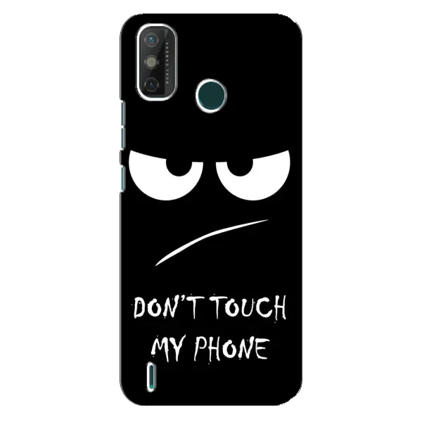 Чехол с принтом «Dont Touch» для TECNO Spark 6 GO (KE5)